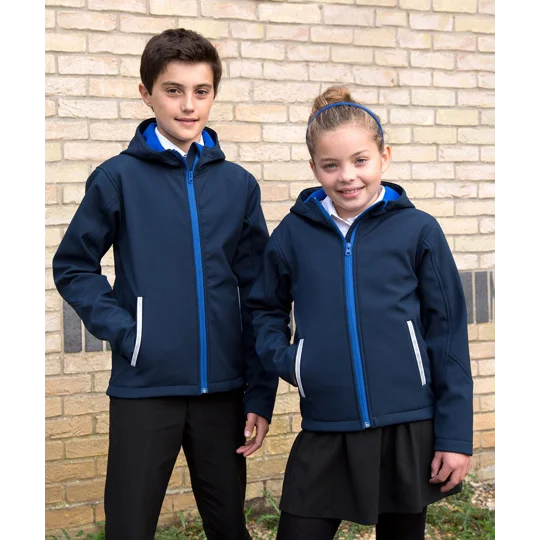 Result Core Junior TX performance hooded softshell jacket