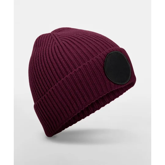 Beechfield Circular fashion patch beanie