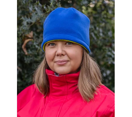 Result Winter Essentials Reversible fleece skull hat