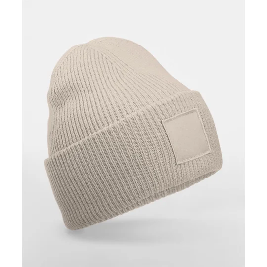 Beechfield Deep-cuffed tonal patch beanie