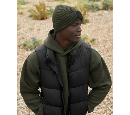 Beechfield Circular fashion patch beanie