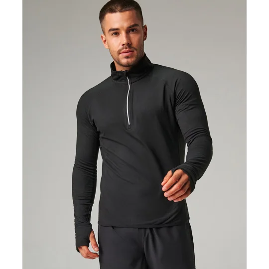 Tombo Long-sleeved ¼ zip top