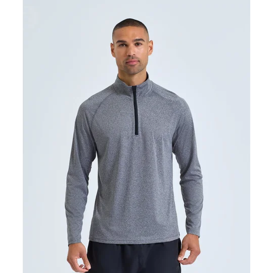 TriDri® Men's TriDri® long sleeve performance ¼ zip top