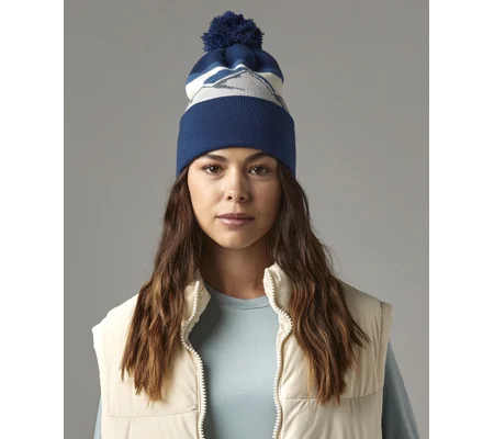 Beechfield Mountain peaks pom pom beanie
