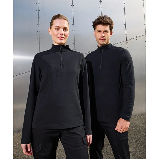 Premier Unisex Recyclight 1/4 zip microfleece