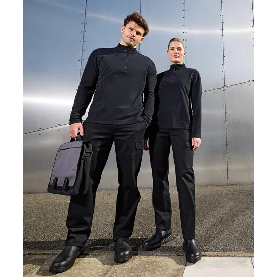 Premier Unisex Recyclight 1/4 zip microfleece