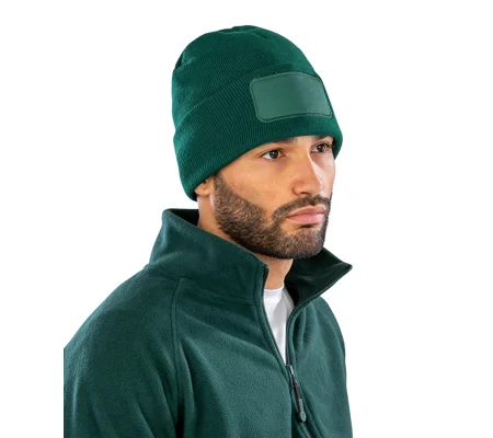 Result Recycled Recycled double knit printers beanie