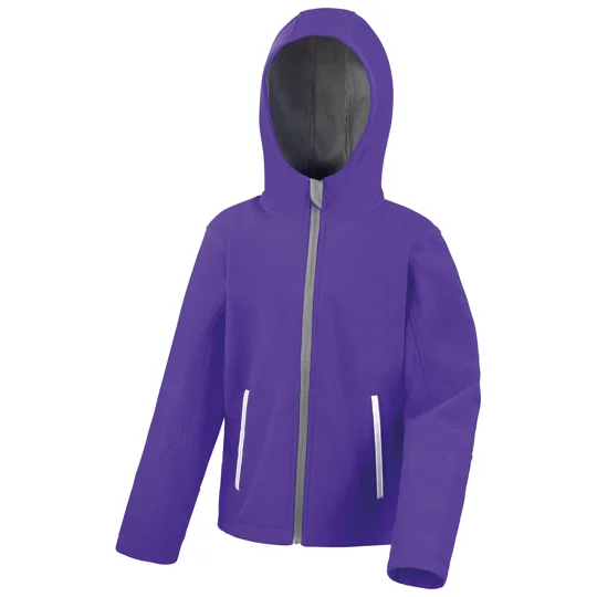 Result Core Junior TX performance hooded softshell jacket