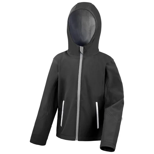 Result Core Junior TX performance hooded softshell jacket
