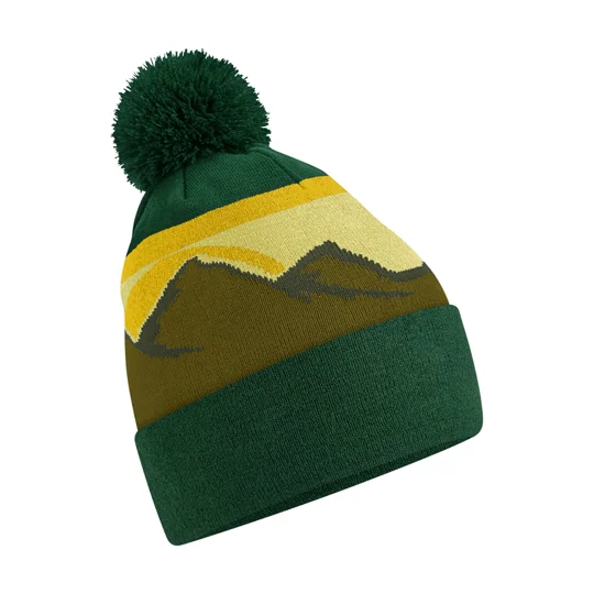 Beechfield Mountain peaks pom pom beanie