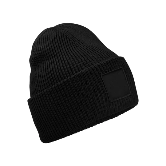 Beechfield Deep-cuffed tonal patch beanie