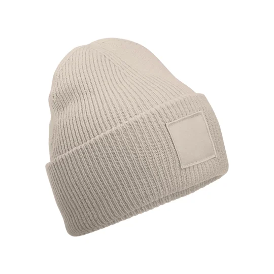 Beechfield Deep-cuffed tonal patch beanie