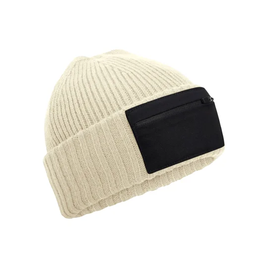 Beechfield Zip patch beanie