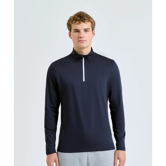 TriDri® Men's TriDri® recycled long sleeve brushed back ¼ zip