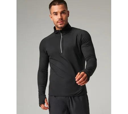 Tombo Long-sleeved ¼ zip top