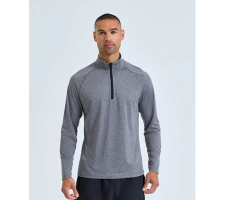 TriDri® Men's TriDri® long sleeve performance ¼ zip top