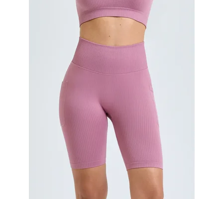 TriDri® Women's TriDri® ribbed seamless 3D fit" cycle shorts"