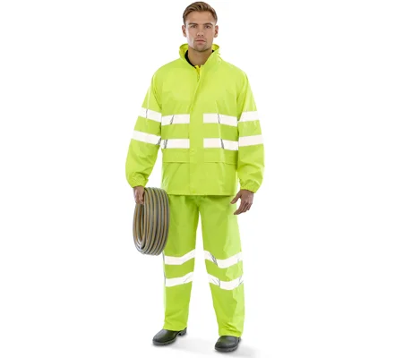 Result Safeguard High-viz waterproof suit