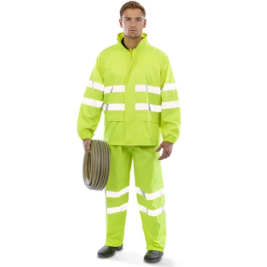 Result Safeguard High-viz waterproof suit