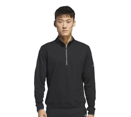 adidas® UPF lightweight quarter-zip pullover
