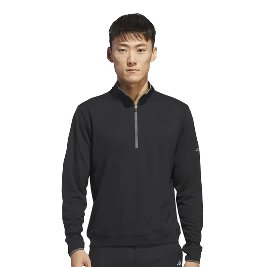 adidas® UPF lightweight quarter-zip pullover