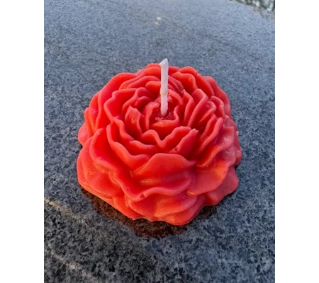 Magenta Rose Candle