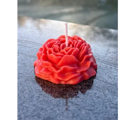Pink Rose Candle