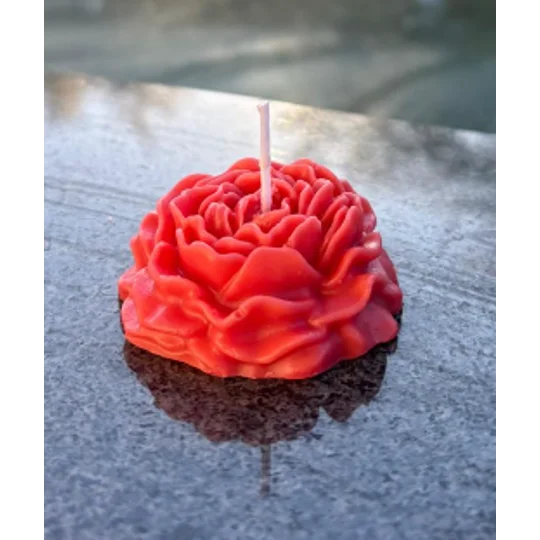 Pink Rose Candle