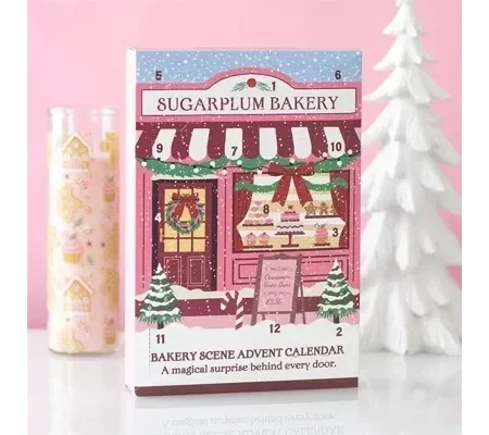 12-Day Sugarplum Bakery Scene Advent Calendar