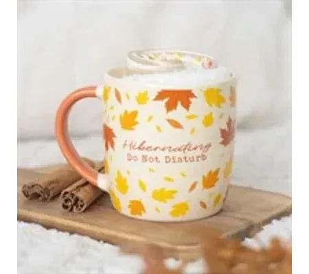 Autumn Hibernation Kit with Mug, Socks and Eye Mask