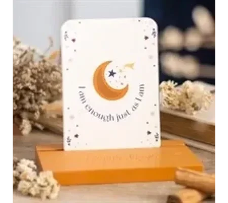 Autumn Magic Affirmation Cards with Wooden Stand