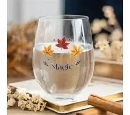 Autumn Magic Stemless Glass