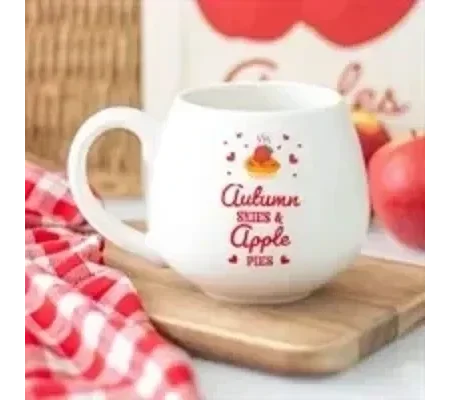 Autumn Skies & Apple Pies Rounded Mug