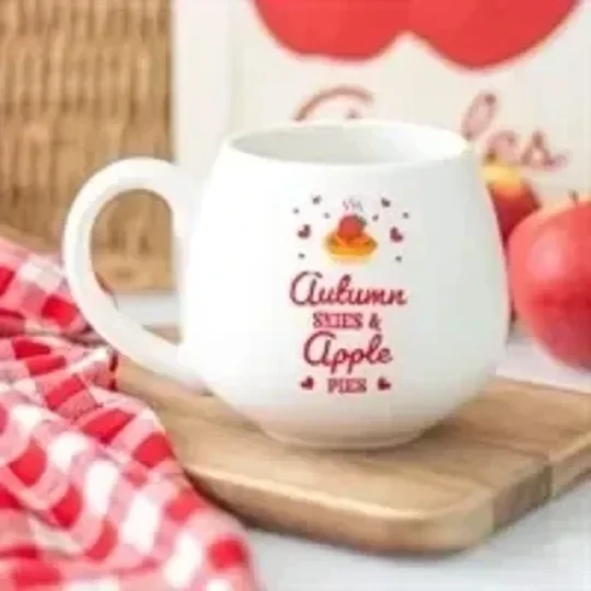 Autumn Skies & Apple Pies Rounded Mug