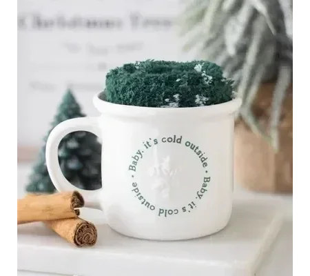 Baby It's Cold Outside Mug and Socks Set