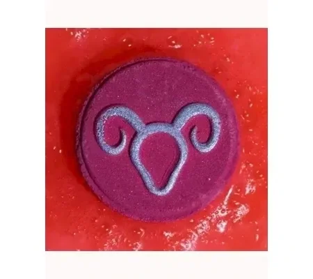 Box of 2 Zodiac Bath Fizzers with Horoscope - Aries