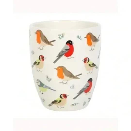 British Garden Birds Ceramic Plant Pot