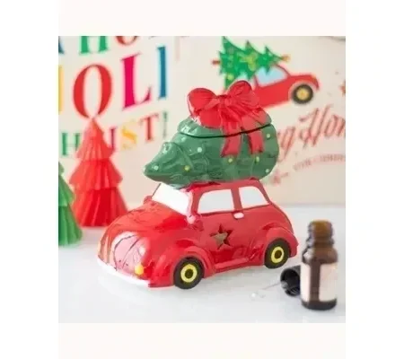 Car with Christmas Tree Oil Burner