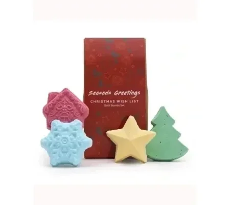 Christmas Wish List Christmas Bath Bomb Gift Pack