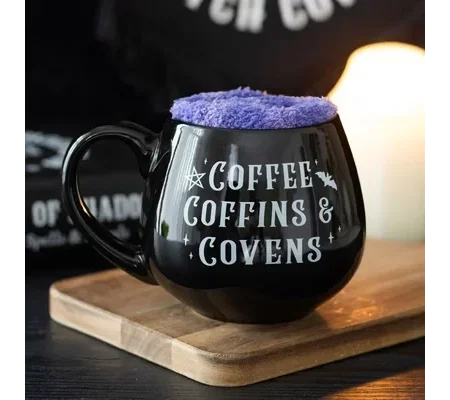 Coffee, Coffins & Covens Mug and Socks Set