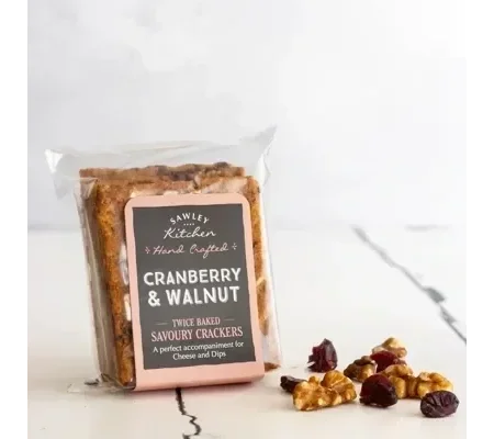 Cranberry & Walnut Savoury Crackers