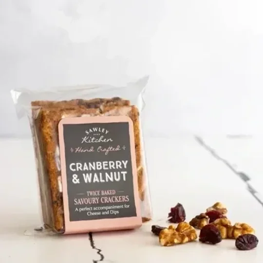 Cranberry & Walnut Savoury Crackers