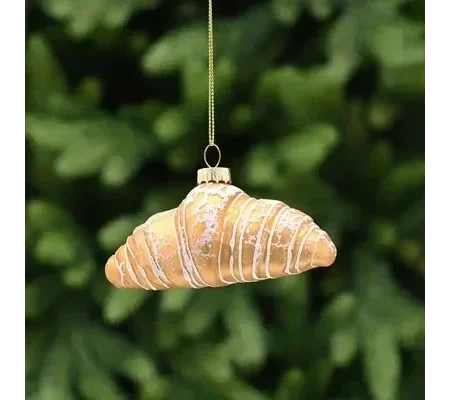 Croissant Glass Hanging Decoration