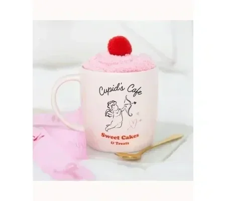 Cupid's Cafe Mug, Spoon and Socks Set