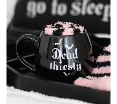 Dead Thirsty Mug and Socks Set