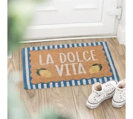 Blue La Dolce Vita Doormat