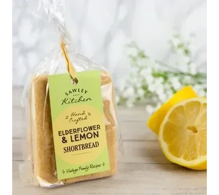 Elderflower and Lemon Shortbread