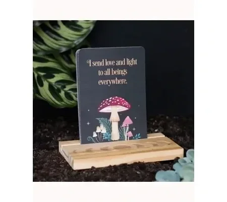 Affirmation Cards with Wooden Stand