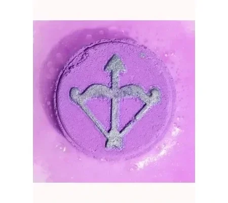 Box of 2 Zodiac Bath Fizzers with Horoscope - Sagittarius