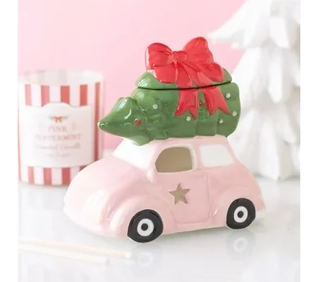 Pink Car with Christmas Tree Oil Burner